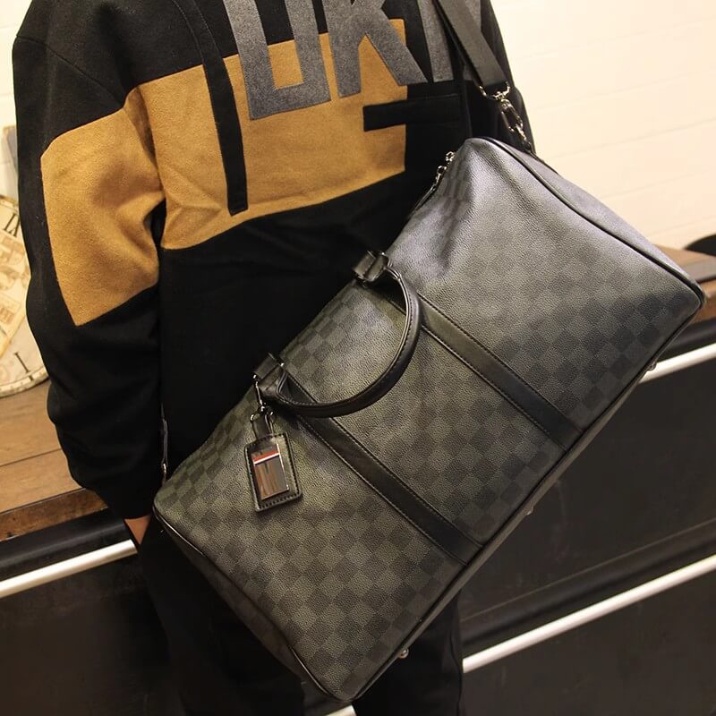 230B13 PU leather travel bag